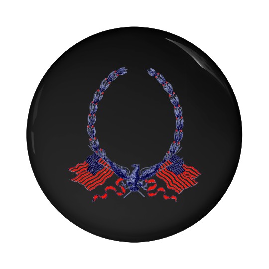 4th July Pin Buttons