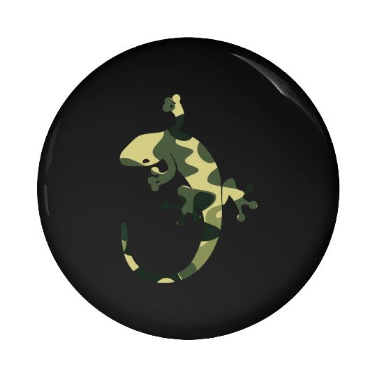 Green camouflage geico Pin Buttons