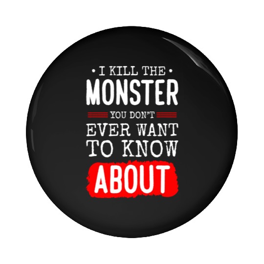 Evil Cute Little Sister Brother Pin Buttons