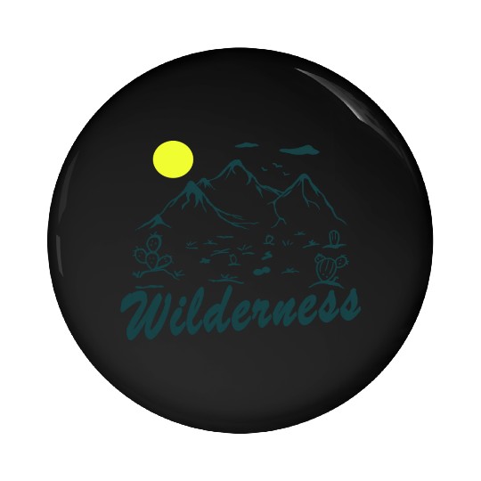 Wilderness Hiking Nature Lover Pin Buttons