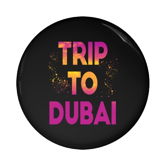 Trip To Dubai Pin Buttons