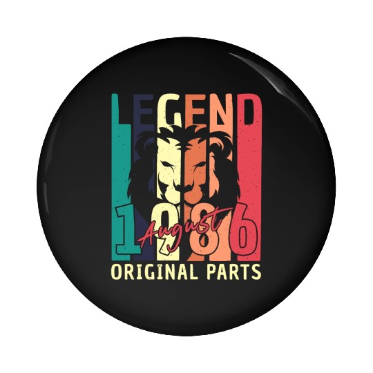 August 1986 Gift Idea Pin Buttons