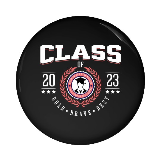 Class of 2023 Female Graduation Day Pin Buttons