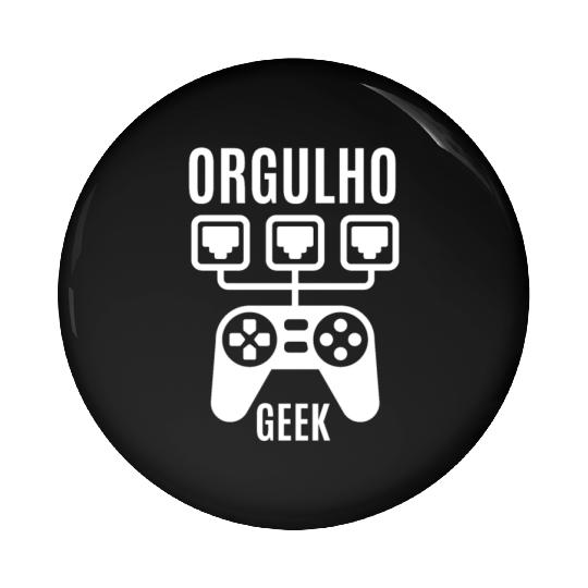 ORGULHO GEEK, GEEK, GAMING, GAME OVER Pin Buttons