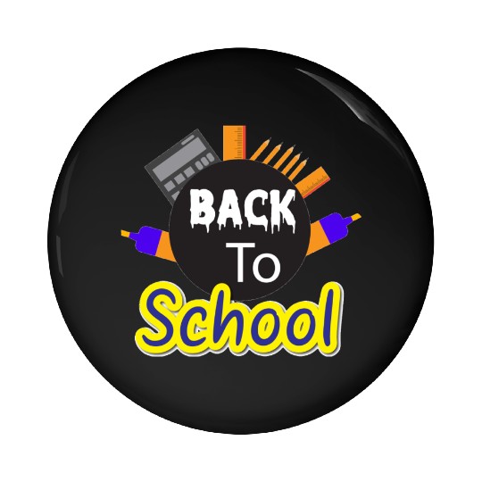 education back to school elements Pin Buttons