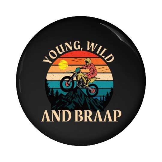 Dirt Bike Dirt Bike Riding Motocross Dirt Biking Pin Buttons