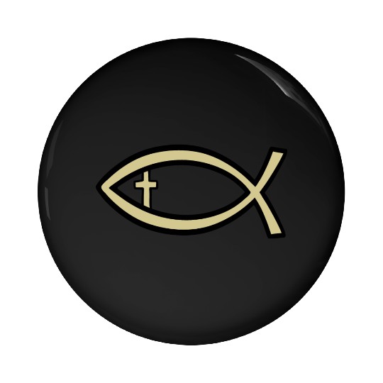 Fish / Christian Fish Pin Buttons