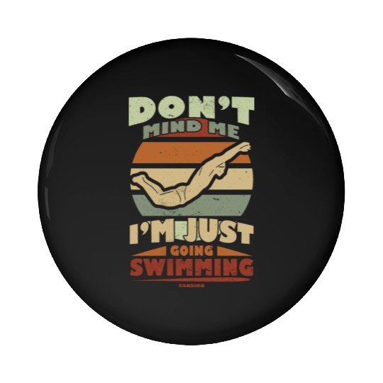 Swimming lifeguard swimming course outdoor pool gi Pin Buttons