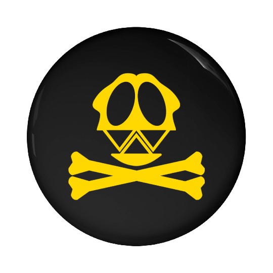 Silly Crossbones Pin Buttons