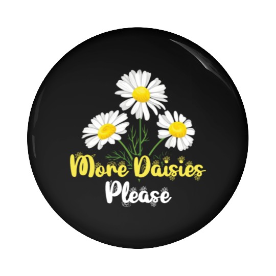 Daisy Garden Gardening Gardener Pin Buttons