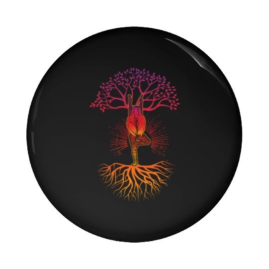 Relax Yoga Time Mandala Meditate Pilates Yoga Pin Buttons