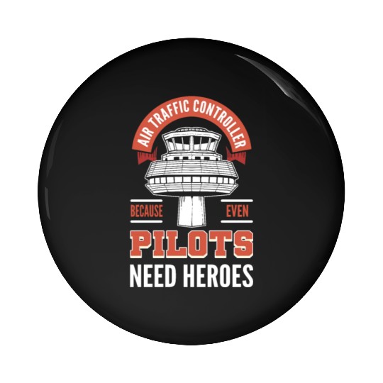 Air Traffic Controller Because Even Pilots Need Pin Buttons