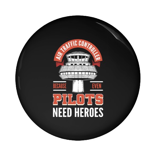 Air Traffic Controller Because Even Pilots Need Pin Buttons