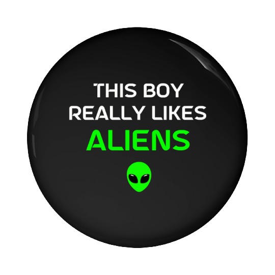 Alien Gift Extraterrestrial UFO AREA 51 Sci-fi Pin Buttons