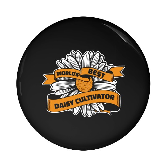 Daisy Garden Gardening Gardener Pin Buttons