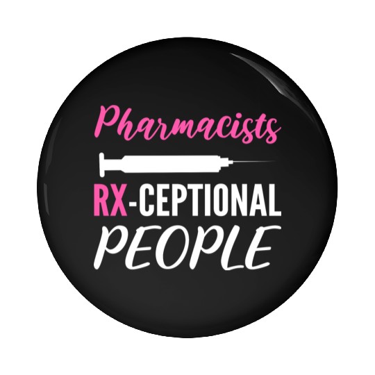 RX-ceptional People Outstanding Worker Gift Pin Buttons