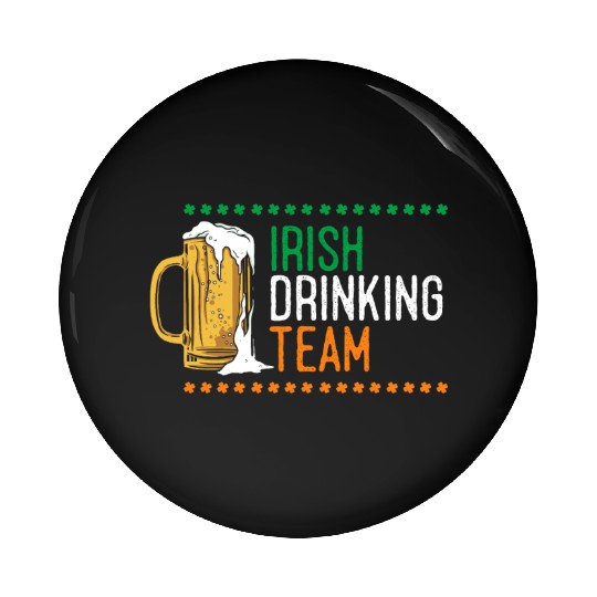 Irish drinking team Pin Buttons