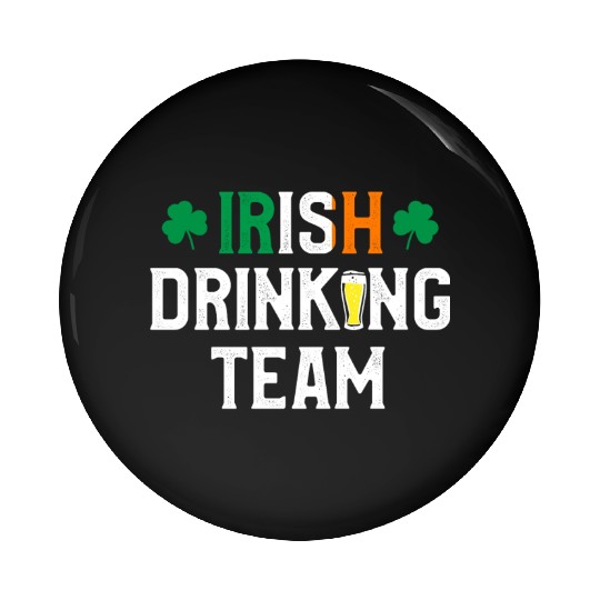 Irish drinking team Pin Buttons