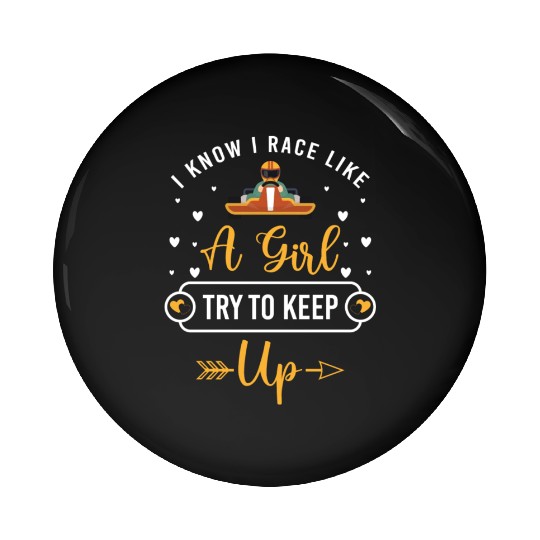 Kart Karting Kart Driver Success Pin Buttons