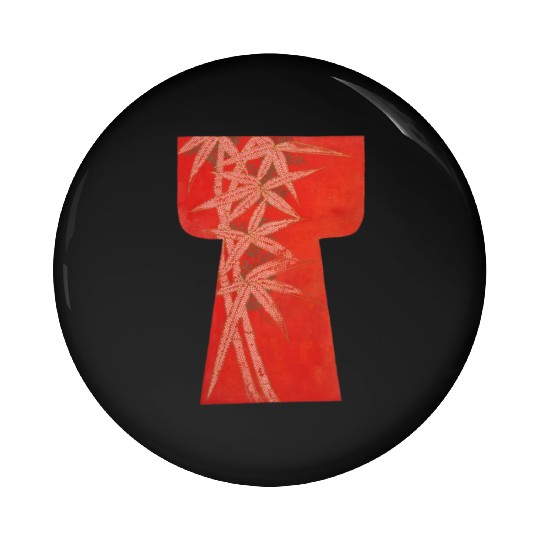 Kimono old fabric design Pin Buttons