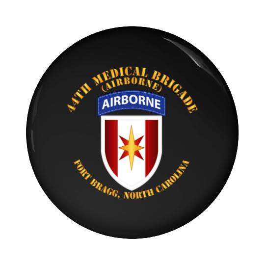 Army 44th Medical Bde Airborne FBNC Pin Buttons
