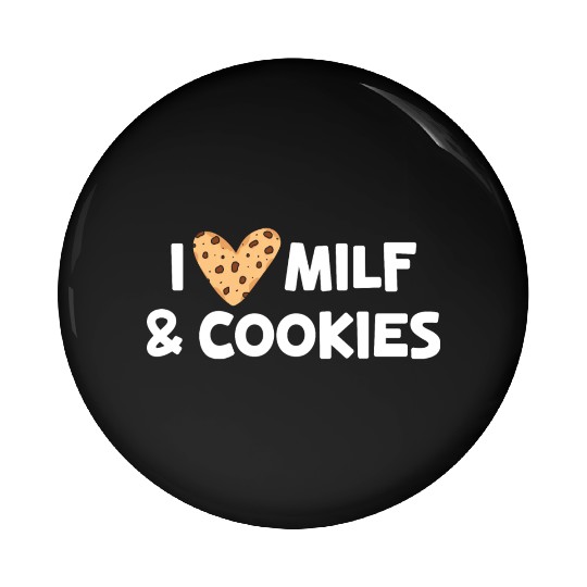 Funny I Love Cookie Pin Buttons