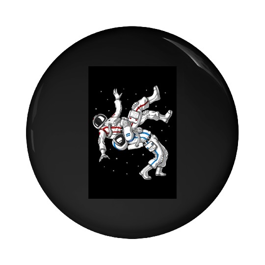 Jiu-Jitsu Astronauts Pin Buttons