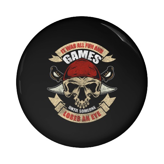 Pirates Outlaw Buccaneer Pin Buttons