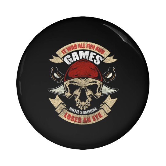 Pirates Outlaw Buccaneer Pin Buttons