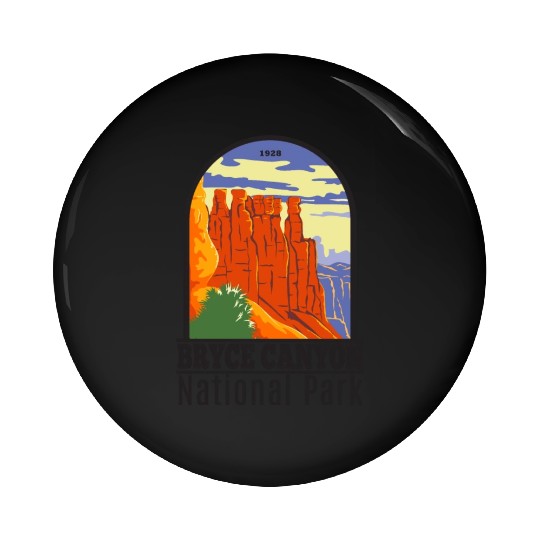 Bryce Canyon National Park Utah Pin Buttons
