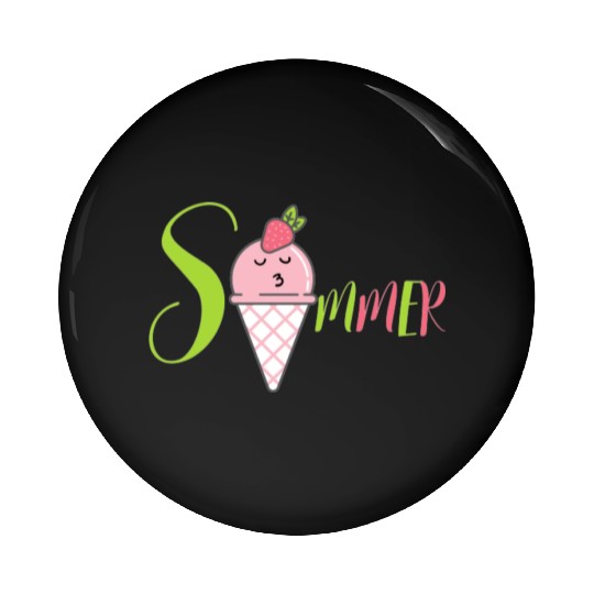 Summer ice cream Pin Buttons
