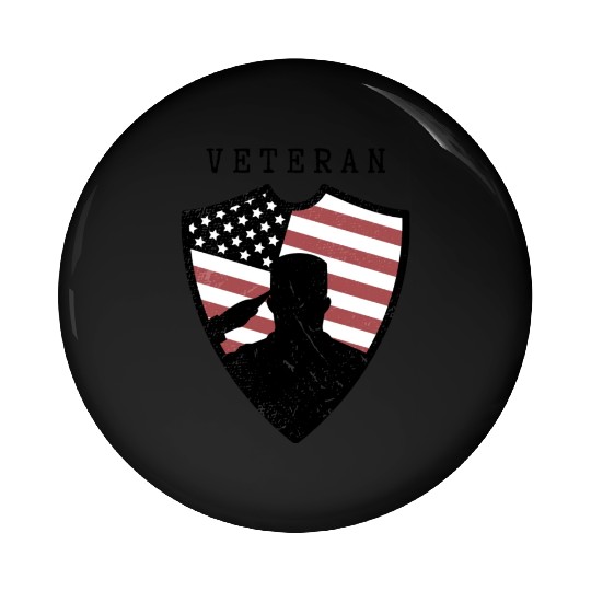 Veteran Pin Buttons