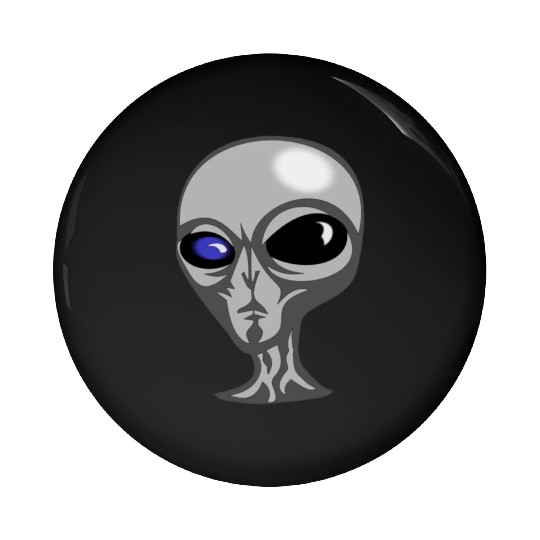 Roswell New Mexico Grey Alien Pin Buttons
