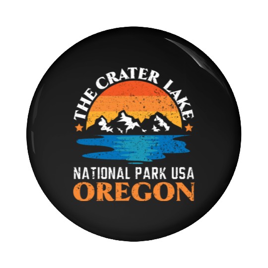 The Crater Lake National Park USA Oregon America Pin Buttons