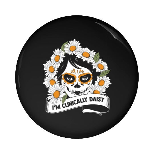 Daisy Garden Gardening Gardener Pin Buttons