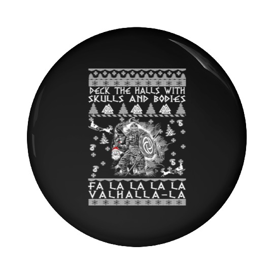 Deck The Halls Fa Valhalla La Pin Buttons