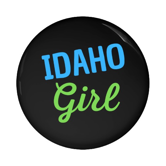 Idaho Girl Pin Buttons