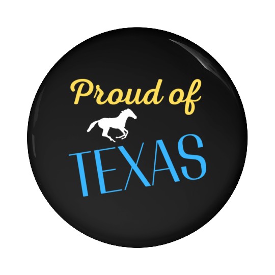 Proud of Texas Pin Buttons