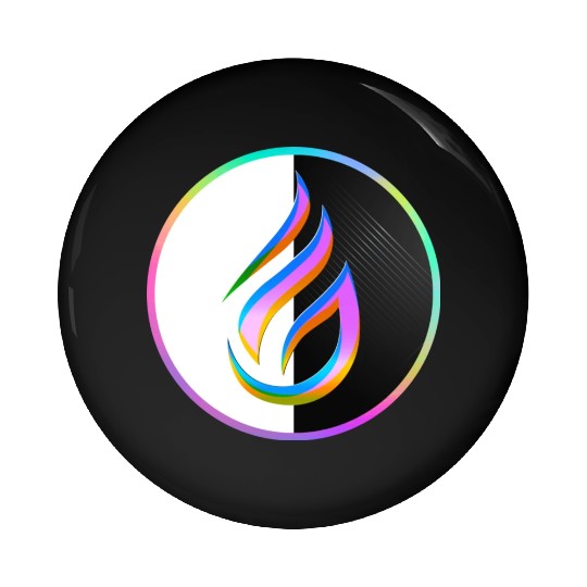 The Crystal Flame of Transmutation Pin Buttons