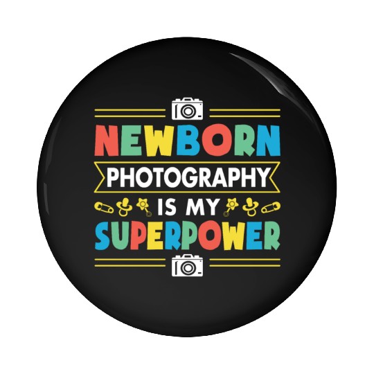 Photography Camera Lens Retro Pin Buttons