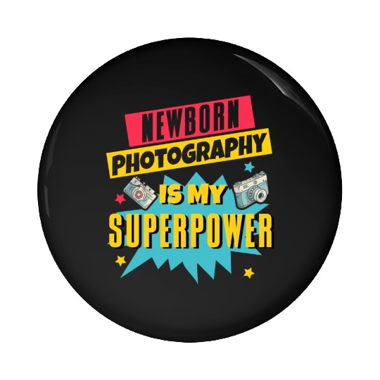 Photography Camera Lens Retro Pin Buttons