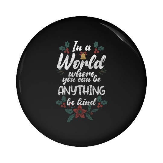 Christmas December Santa Claus Reindeer Pin Buttons