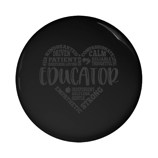 Educator Teacher appreciation subway art Pin Buttons