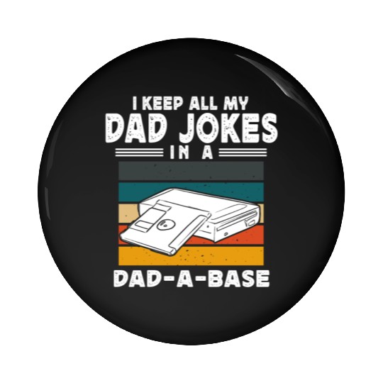 Dad Joke Data Scientist Pun Computer Science Pin Buttons