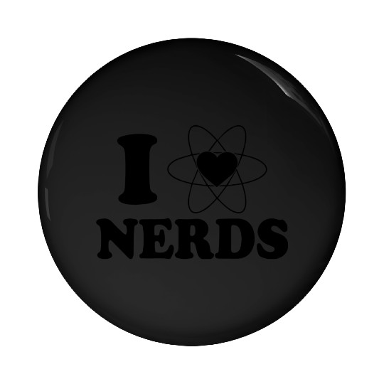 I LOVE NERDS Pin Buttons