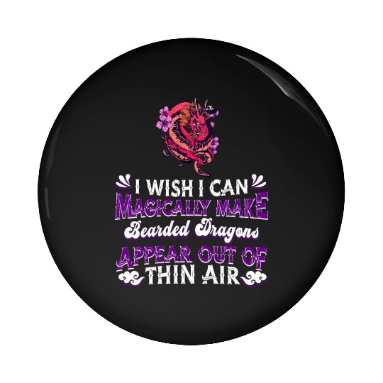 Bearded Dragon Reptile Lizard Pin Buttons