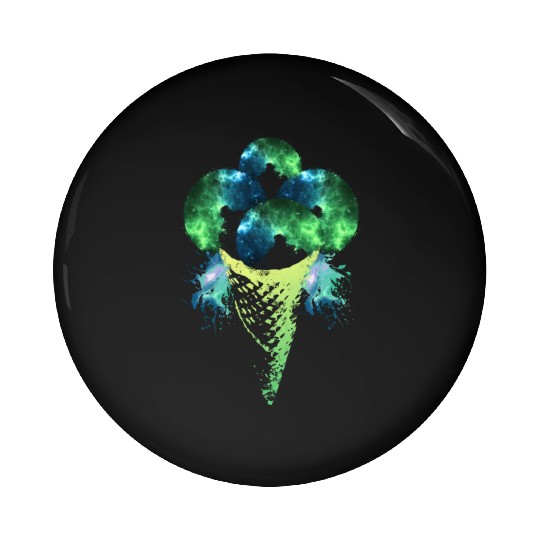 Cosmos Ice Cream - V1 Galaxy Pin Buttons
