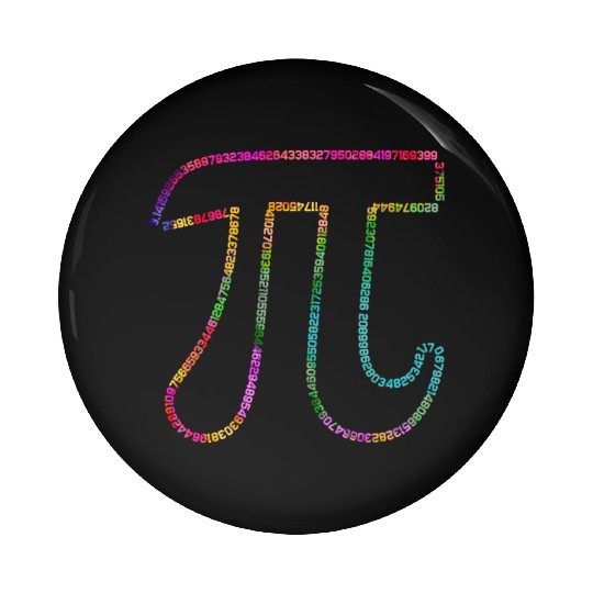 Pi Irrational Number Mathematics Physics 3.14 Pin Buttons