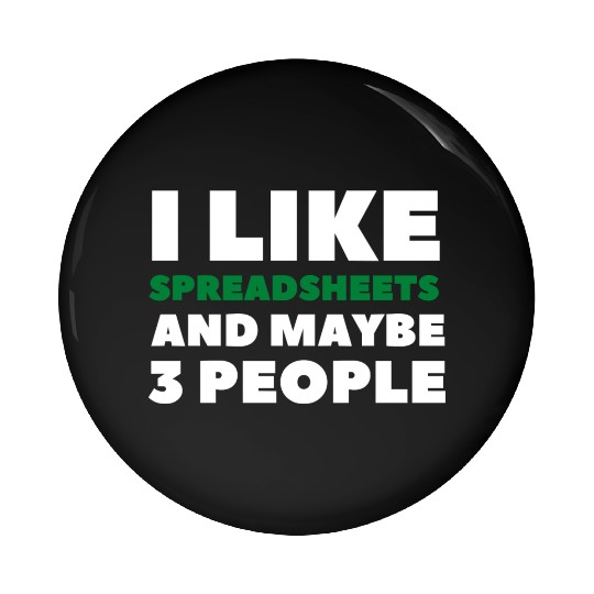 i like spreadsheets and people Excel Spreadsheet Pin Buttons