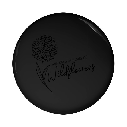 Wild Flowers Pin Buttons